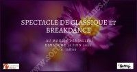 Spectacle de danse classique et breakdance