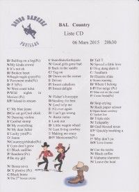 Bal COUNTRY CD