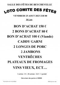 Loto du Comité des Fêtes