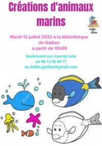 Créations d'Animaux Marins