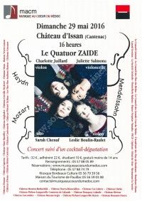 Concert Quatuor ZAIDE