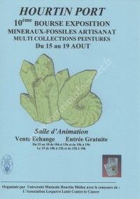 Bourse Exposition Minéraux - Fossiles - Artisanat