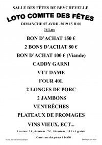 Loto Comité des Fêtes de Beychevelle