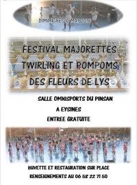 Festival Majorettes Twirling et Pompoms des Fleurs de Lys