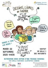 Dessins livres et goûter