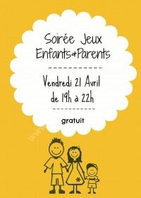 Soirée jeux Enfants & Parents