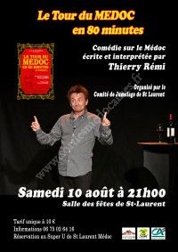 Spectacle-comédie : Le Tour du Médoc en 80 minutes