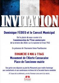 Cérémonie du 8 mai 1945