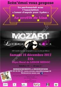 Scèn'émoi Revisite Mozart, l'Opéra Rock