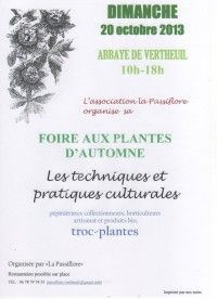 Foire aux Plantes d'Automne