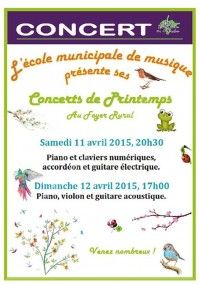 Concerts de Printemps