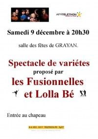 spectacle de danse et chants