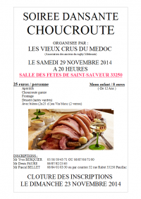 Soirée dansante choucroute