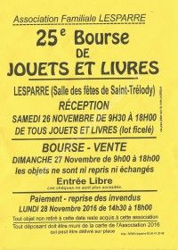 25ème Bourse de Jouets et Livres