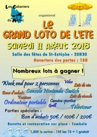 Le Grand Loto de l'été des Cabaniers du Médoc