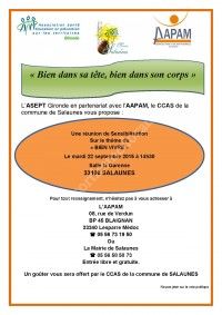 Réunion de Sensibilisation sur le Bien Vivre