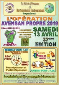 Opération Avensan Propre 2019