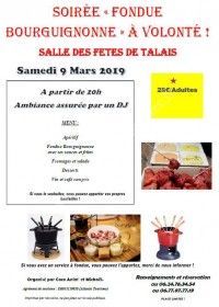 Soirée Fondue Bourguignonne à volonté !