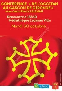 Conférence De l'occitan au gascon de Gironde