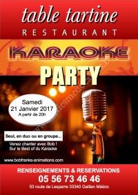 Karaoke chez tartine