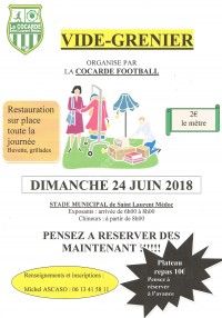 vide grenier Cocarde Football