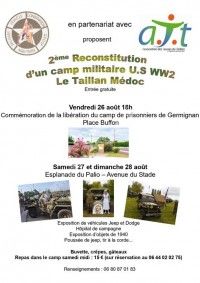 Reconstitution d'un camp militaire