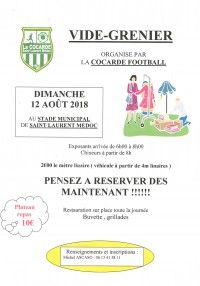 vide grenier Cocarde Football