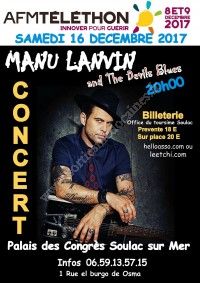 CONCERT MANU LANVIN au profit du Téléthon 2017