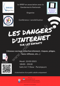 Conférence sur les dangers d'internet