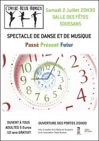 Spectacle de danse et de musique de l'Entre-deux-danses
