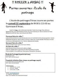 Portes Ouvertes : Ecole de Patinage