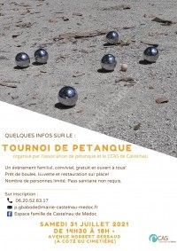 Tournoi de pétanque