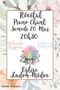 Récital Piano Chant