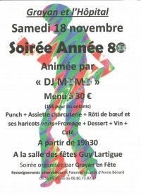 Soirée Année 80