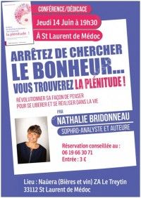 Conférence & Dédicace de Nathalie Bridonneau