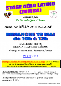 Stage Aéro Latino - Zumba