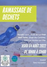 Ramassage de déchets avec les Fishandtwins