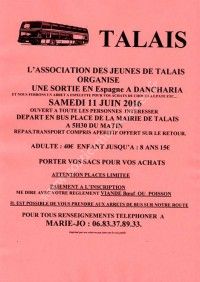 Sortie en Espagne - Dancharia