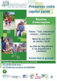 Réunion d'Information : Voir, Entendre, Croquer ... C'est la Vie !