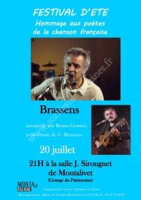 Concert de Brassens par Bruno Granier