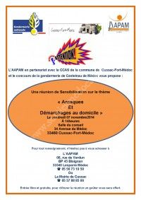 Réunion de Sensibilisation sur le Thème Arnaques Et Démarchages au Domicile