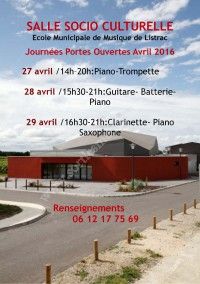 Ecole de musique Listrac : portes ouvertes 2016