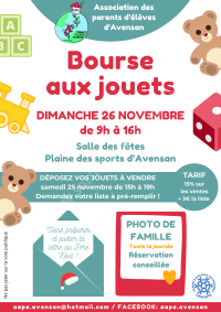 Bourse aux jouets de l'AAPE