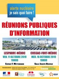 Réunion publique : alerte nucléaire ... je sais quoi faire !
