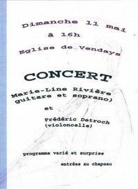 Concert Violoncelle & Guitare