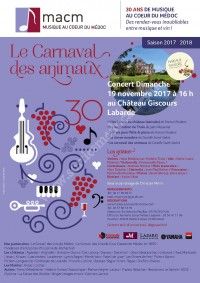 Concert de musique classique : LE CARNAVAL DES ANIMAUX