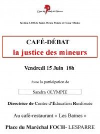 Café-Débat : La Justice des Mineurs