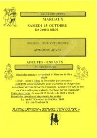 Bourse aux vêtements d'hiver