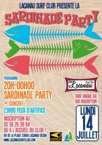 Fête du 14 Juillet au Lacanau Surf Club