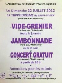 Jambonnade et vide grenier